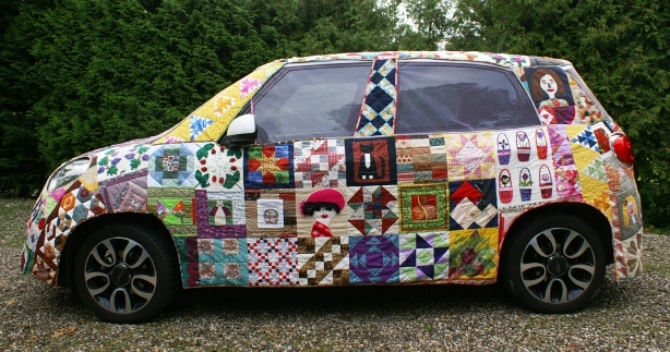 Quilt Autohoes van Hanneke Kwakkenbos