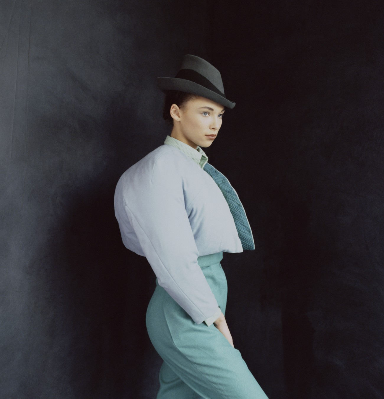 Georgina Godley Sport Couture, herfst-winter 1990, foto Georgina Godley.