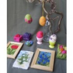 Droogvilten bij Atelier de Klaproos.