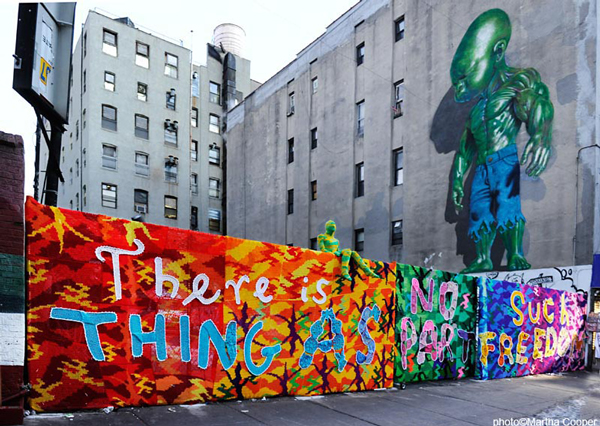There is no such thing as part freedom - New York, 2014.