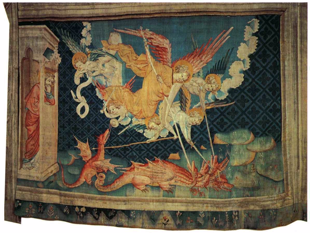 St. Michael bevecht de draak.