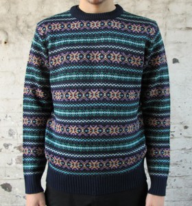 Fair Isle trui met het bekende OXO-patroon - foto jgthi.com.