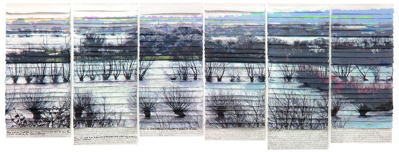 Sandra Meech, (GB), Reality & Rhetoric, 100 x 260 cm.