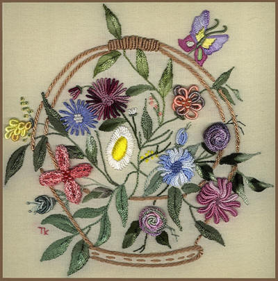 Een grote verscheidenheid aan bloemen - foto Fun2stitch.
