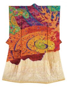 Kimono uit de Symphony of Light-serie door Itchiku Kubota.