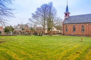 Buitententoonstelling bij de kerk van Rottum