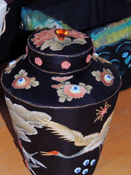 Japanse vaas van Anneliese van Atelier Delftse Vrouwen.