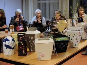 Japanse vazen van Atelier Delftse Vrouwen.