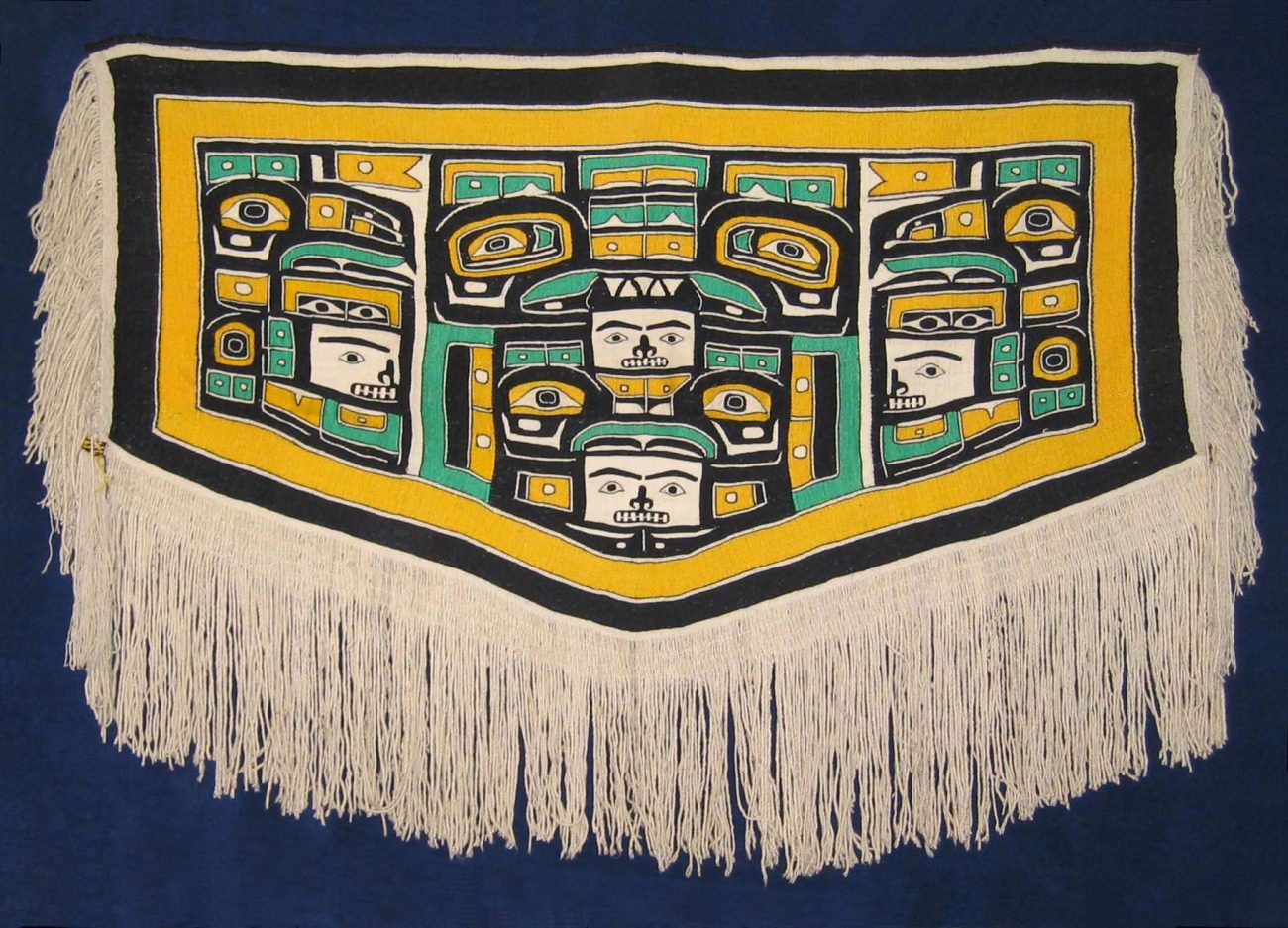 Een chilkat-deken, in 2011 geveild voor $ 93.000.