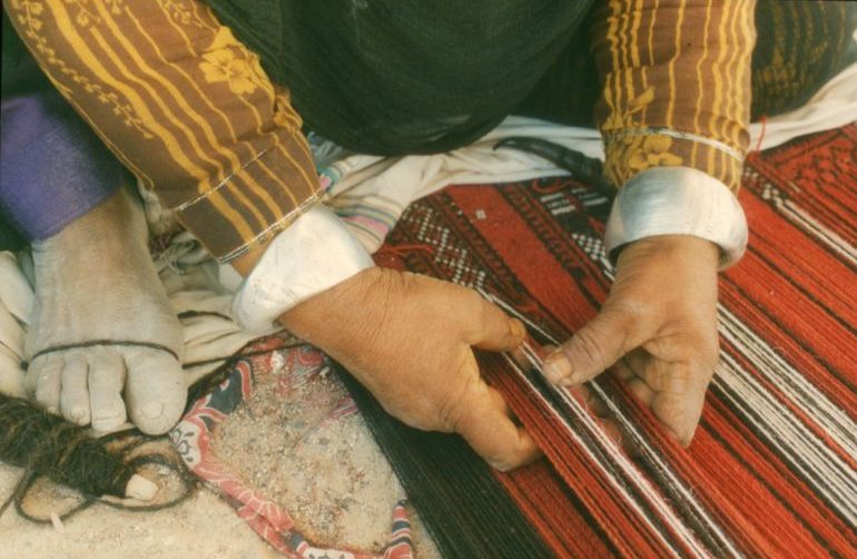Weefwerk uit Oman.