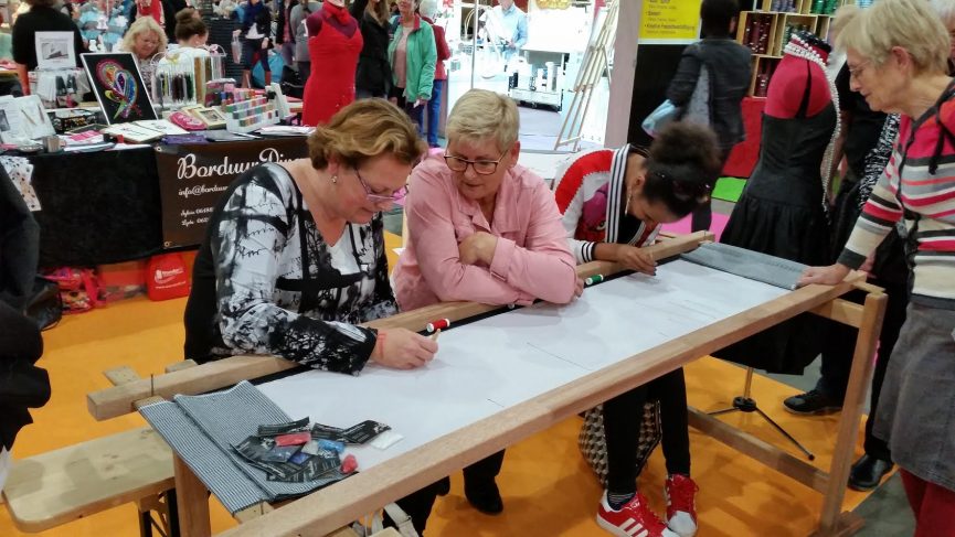Een van de workshops op de Handwerkdagen.