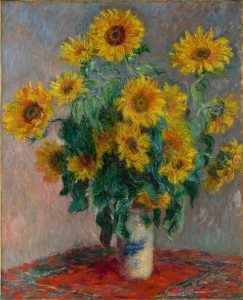 Het origineel van Zonnebloemen van Claude Monet - Metropolitan Museum of Art.