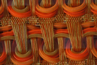 Marijke Scheepstra, Oranje weefsel (detail).