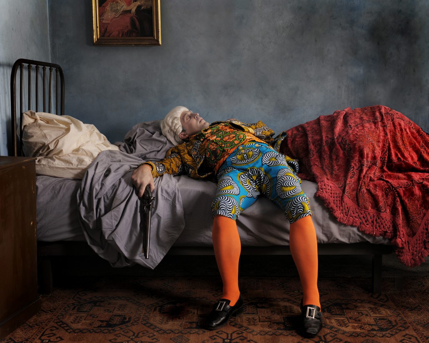 Fake Death Picture (The Suicide - Manet), 2011, digital chromogenic print.