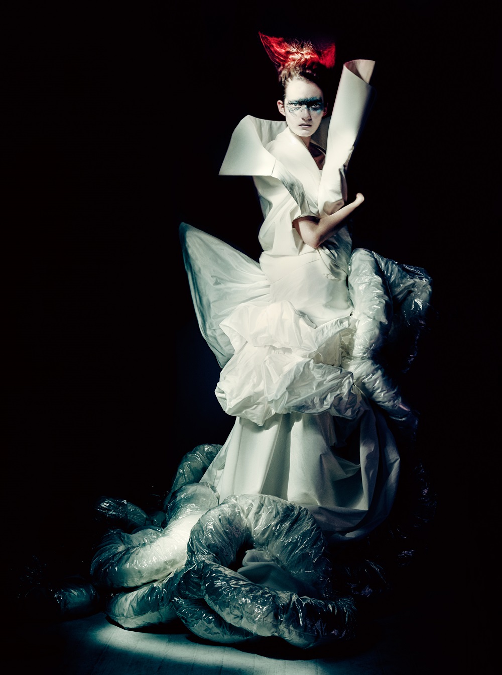 Maison Margiela Artisanal door John Galliano, herfst 2015 couture - foto Paolo Roversi, Vogue Italia.
