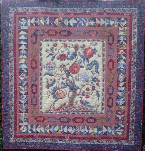 Een mooie quilt gemaakt met stoffen van Den Haan & Wagemakers door Maud von Bergh-Arnoldus.