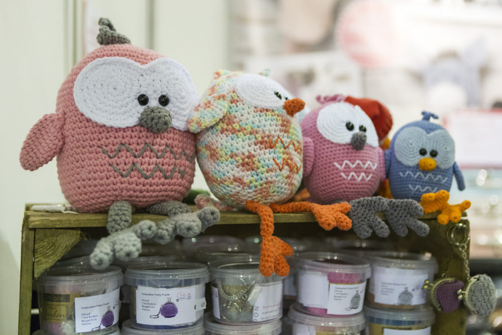 Van die leuke gehaakte poppetjes.