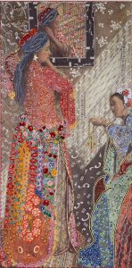Barbara Broekman - On Victorian and Oriental Women nr. 6, 262 x 130 cm.