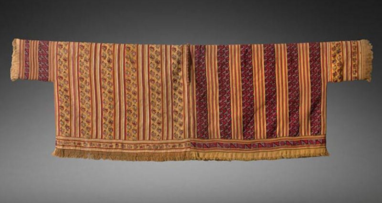 Unku, lamawol en katoen, Chancay of Chimu, periode 1100 - 1450 CE, 142 x 46 cm.