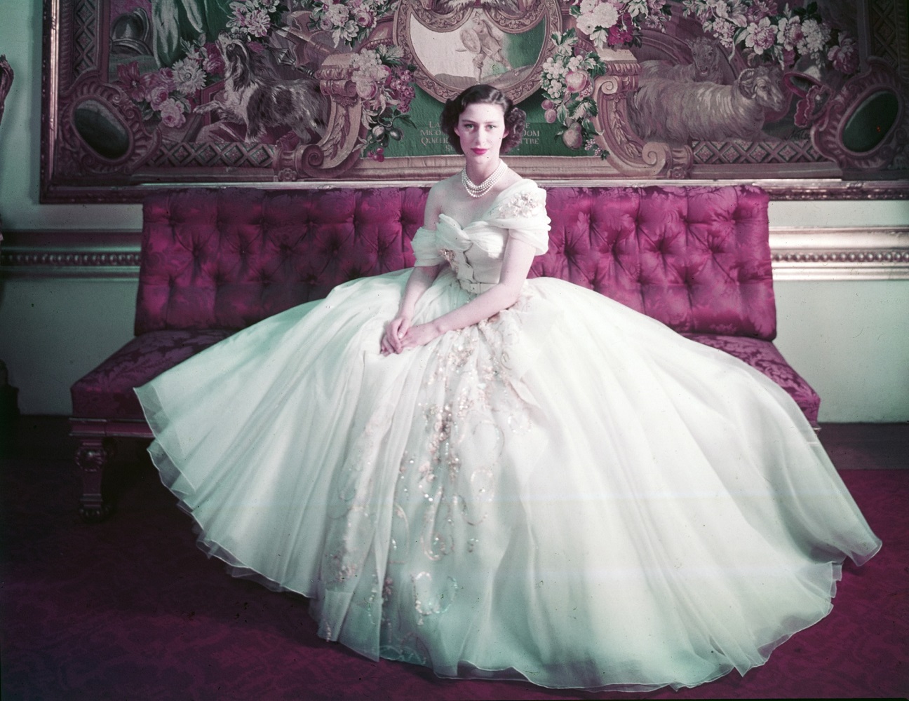 Prinses Margaret van Engeland (1930-2002) - foto Cecil Beaton (1904-80), Londen, GB, 1951.