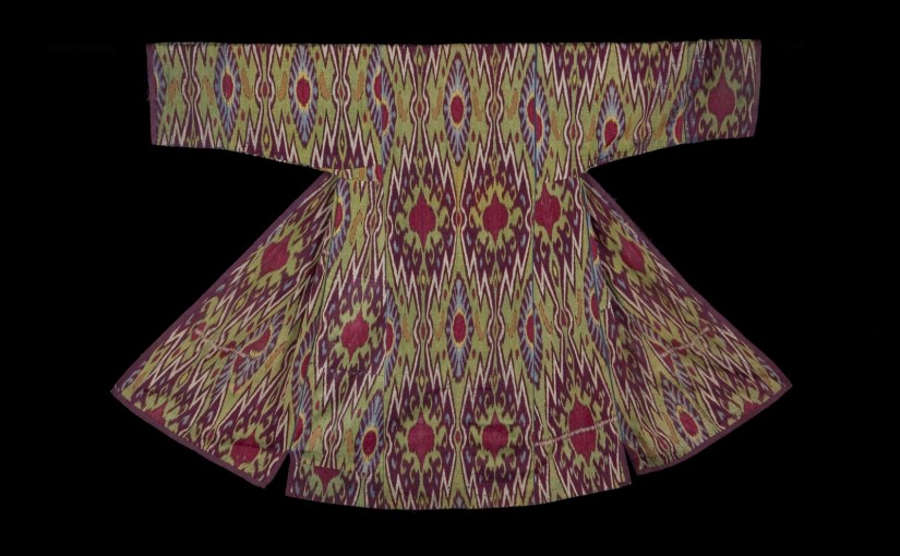 Chapan uit de Ferghana-vallei - 19de eeuw, ikat