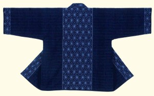 Hemd met Sashiko-decoratie.