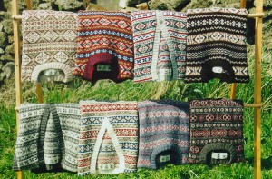 Een collectie Fair Isle truien.