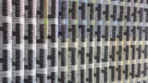 'Agam-o-weave' van Paulien van Asperen (detail).