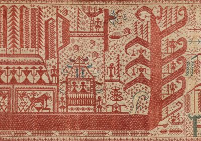 Scheepsdoek palepai, Kalianda, Lampung, Zuid-Sumatra - scheepsmotieven weefsels - Handwerkwereld