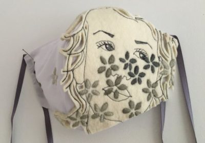 Irma Frijlink, kunstkapje 41, studie portret 2, 2020 - Handwerkwereld